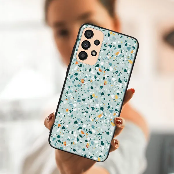 MY ART Ochranný obal Samsung Galaxy A53 5G -BLUE TERRAZZO (164)
