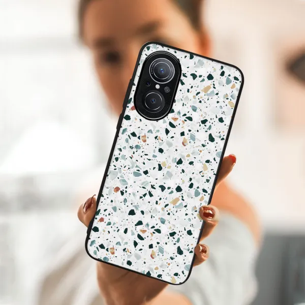 MY ART Ochranný obal Huawei Nova 9 SE -GREY TERRAZZO (163)