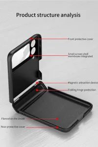 GKK MAGNETIC Plastový obal Samsung Galaxy Z Flip4 5G modrý