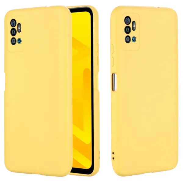 RUBBER Ochranný kryt pre ZTE Blade A51 2020 žltá
