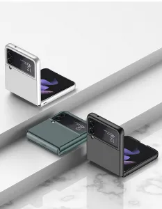 GKK Plastový kryt Samsung Galaxy Z Flip4 5G tmavozelený