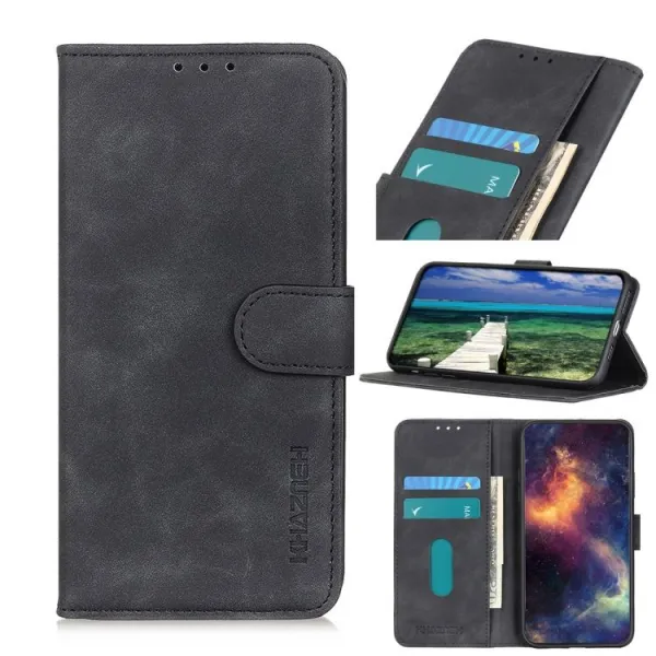 KHAZNEH Peňaženkový kryt pre Huawei nova Y90 čierny