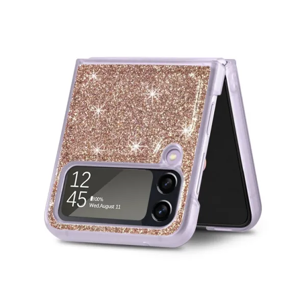 JSM GLITTER Ochranný obal Samsung Galaxy Z Flip4 5G zlatý