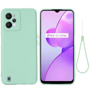 RUBBER Ochranný kryt pre Realme C31 zelený