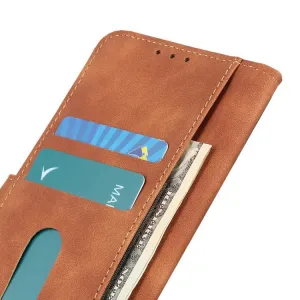 KHAZNEH Peňaženkový kryt pre Huawei nova Y90 hnedý