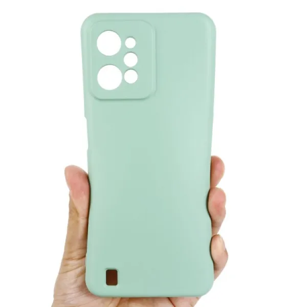 RUBBER Ochranný kryt pre Realme C31 zelený