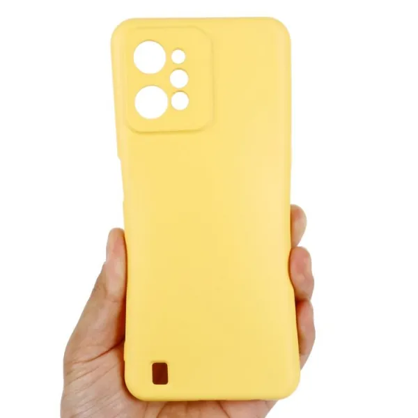RUBBER Ochranný kryt pre Realme C31 žltý