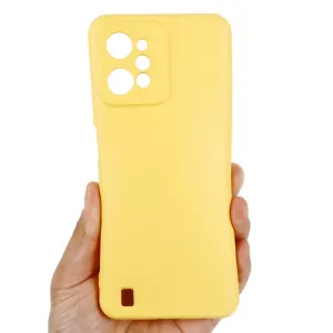 RUBBER Ochranný kryt pre Realme C31 žltý