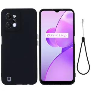 RUBBER Ochranný kryt pre Realme C31 čierny