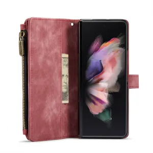 WALLET Ochranný kryt s peňaženkou 2v1 pre Samsung Galaxy Z Fold4 5G červený
