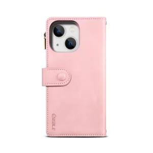 RFID Peňaženkové puzdro pre Apple iPhone 14 ružové