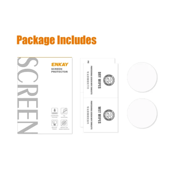 ENKAY 2x Tvrdené sklo pre Samsung Galaxy Watch5 40mm
