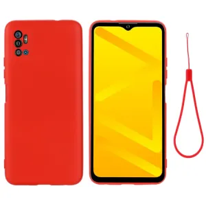 RUBBER Ochranný kryt pre ZTE Blade A51 2020 červená