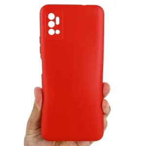RUBBER Ochranný kryt pre ZTE Blade A51 2020 červená