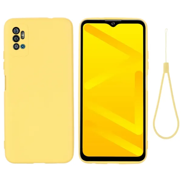 RUBBER Ochranný kryt pre ZTE Blade A51 2020 žltá