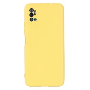 RUBBER Ochranný kryt pre ZTE Blade A51 2020 žltá