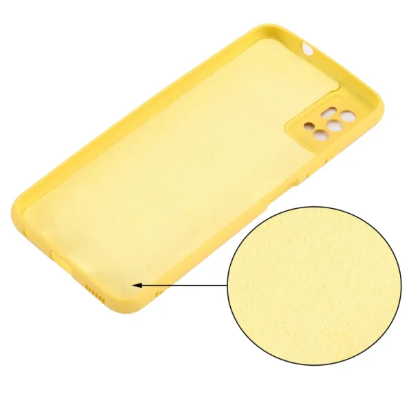 RUBBER Ochranný kryt pre ZTE Blade A51 2020 žltá