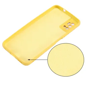 RUBBER Ochranný kryt pre ZTE Blade A51 2020 žltá