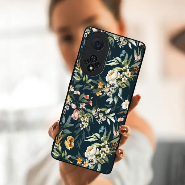 MY ART Silikónový obal Honor 50 / Huawei Nova 9 -FLORAL (158)