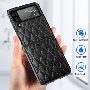 LATTICE Ochranný obal pre Samsung Galaxy Z Flip4 5G zelený