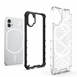 HONEYCOMB Ochranný kryt Nothing Phone 1 biely