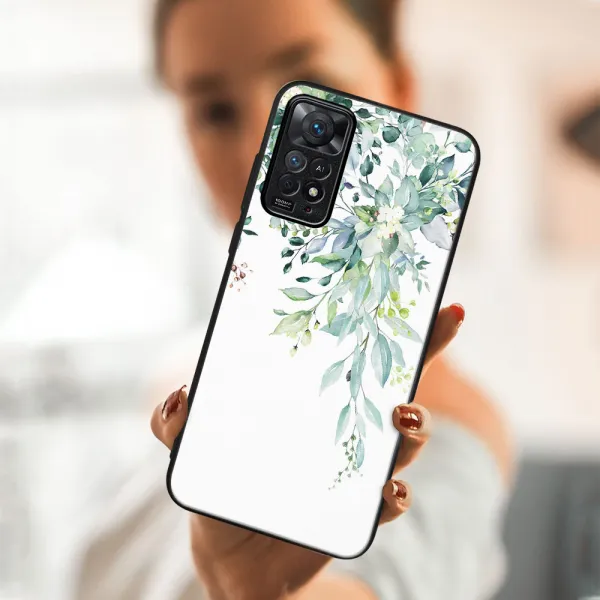 MY ART Ochranný obal Xiaomi Redmi Note 11 / Note 11S -GREENERY (155)