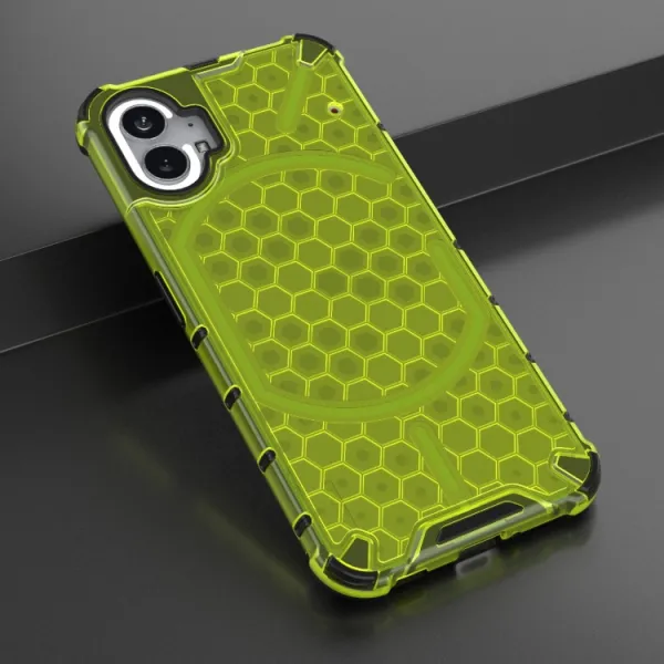 HONEYCOMB Ochranný kryt Nothing Phone 1 zelený