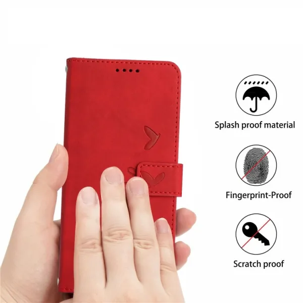 ART Peňaženkový kryt Tecno Spark 8 Pro SMILE červený