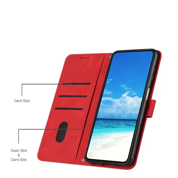 ART Peňaženkový kryt Tecno Spark 8 Pro SMILE červený