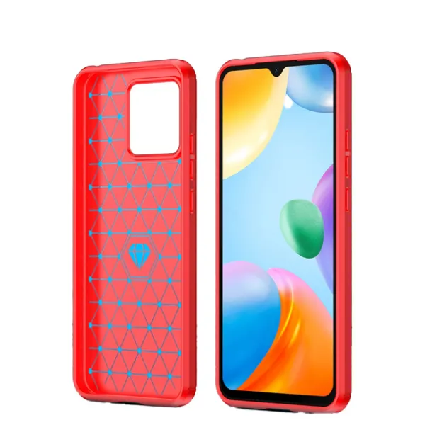 FLEXI TPU Kryt pre Xiaomi Redmi 10C červený