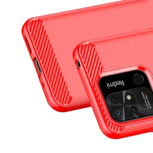 FLEXI TPU Kryt pre Xiaomi Redmi 10C červený