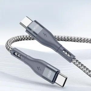 DUZZONA 60W Kábel USB Typ-C - USB Typ-C 1m šedý