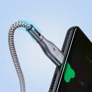 DUZZONA 60W Kábel USB Typ-C - USB Typ-C 1m šedý