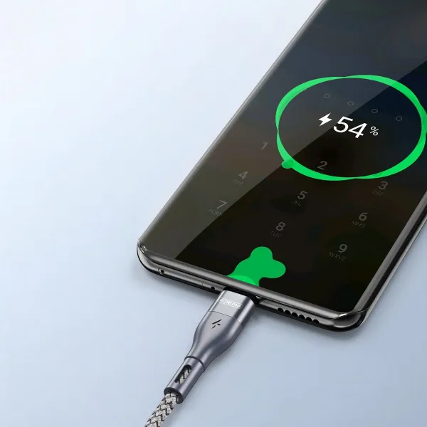 DUZZONA 60W Kábel USB Typ-C - USB Typ-C 1m šedý