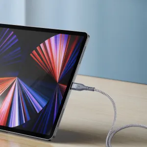 DUZZONA 60W Kábel USB Typ-C - USB Typ-C 1m šedý