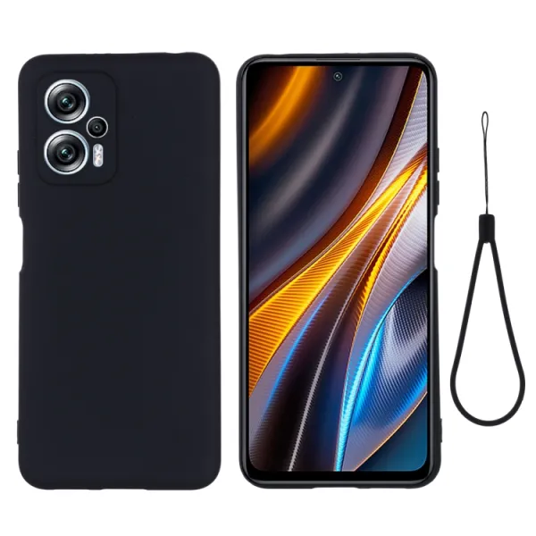 RUBBER Ochranný kryt pre Xiaomi Poco X4 GT čierny