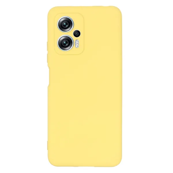 RUBBER Ochranný kryt pre Xiaomi Poco X4 GT žltý