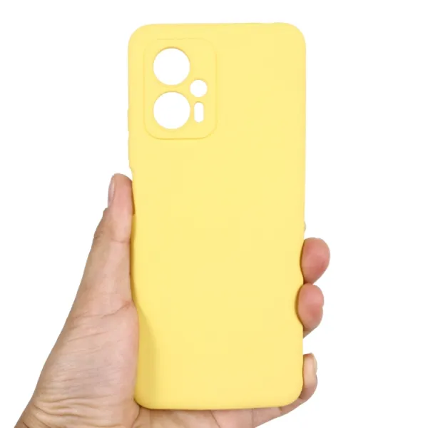 RUBBER Ochranný kryt pre Xiaomi Poco X4 GT žltý