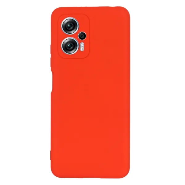 RUBBER Ochranný kryt pre Xiaomi Poco X4 GT červený