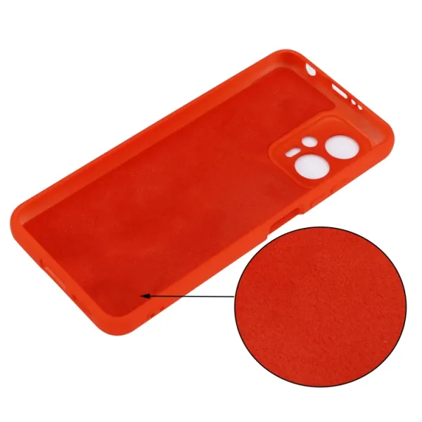 RUBBER Ochranný kryt pre Xiaomi Poco X4 GT červený