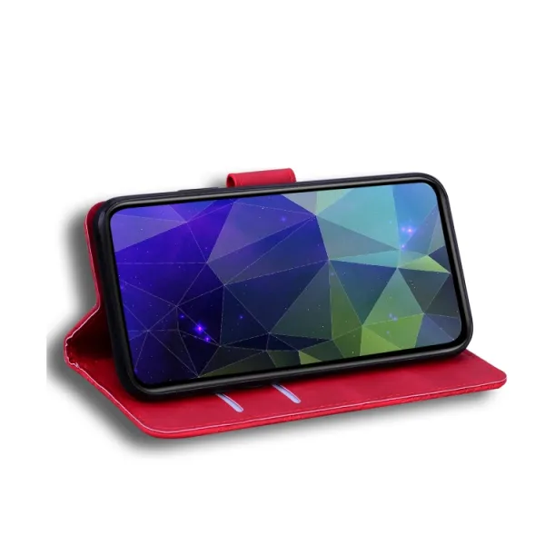 Peňaženkové puzdro pre Tecno Spark 8 Pro červené