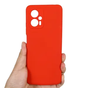 RUBBER Ochranný kryt pre Xiaomi Poco X4 GT červený