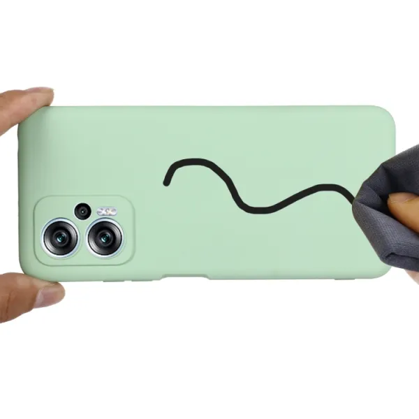 RUBBER Ochranný kryt pre Xiaomi Poco X4 GT zelený
