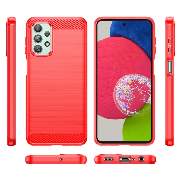 FLEXI TPU Kryt pre Samsung Galaxy M23 5G červený