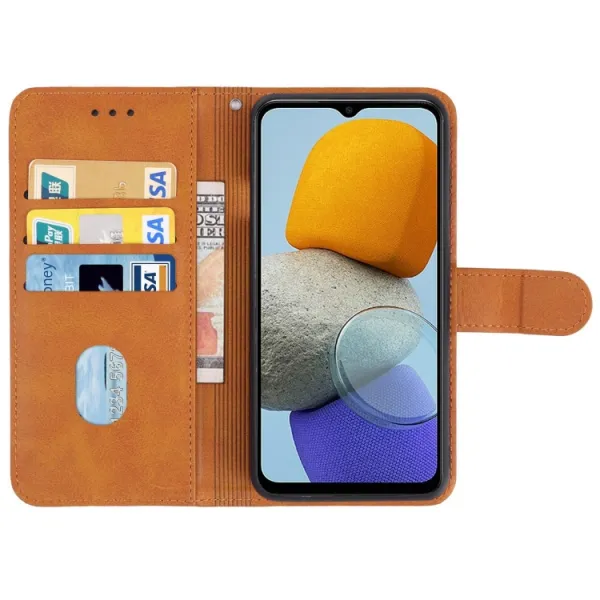 SMOOTH Peňaženkové puzdro pre Samsung Galaxy M23 5G hnedé