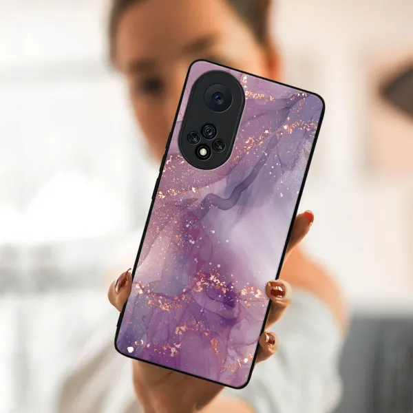 MY ART Silikónový obal Honor 50 / Huawei Nova 9 -PURPLE (148)