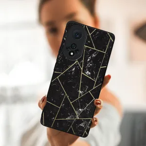 MY ART Silikónový obal Honor 50 / Huawei Nova 9 -POLYGONAL (150)