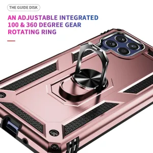 RING Obal s držiakom pre Samsung Galaxy M53 5G ružovozlatý
