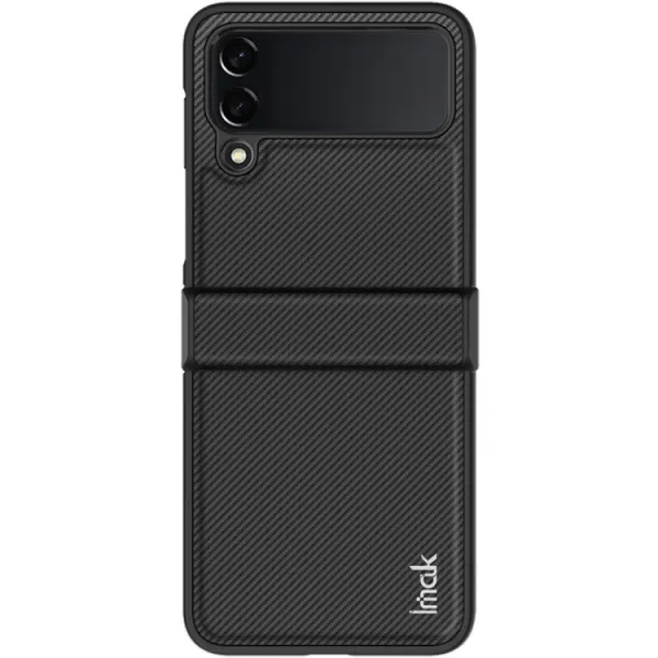 IMAK CARBON Ochranný obal pre Samsung Galaxy Z Flip4 5G čierny