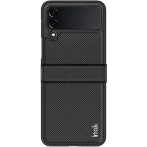 IMAK CARBON Ochranný obal pre Samsung Galaxy Z Flip4 5G čierny
